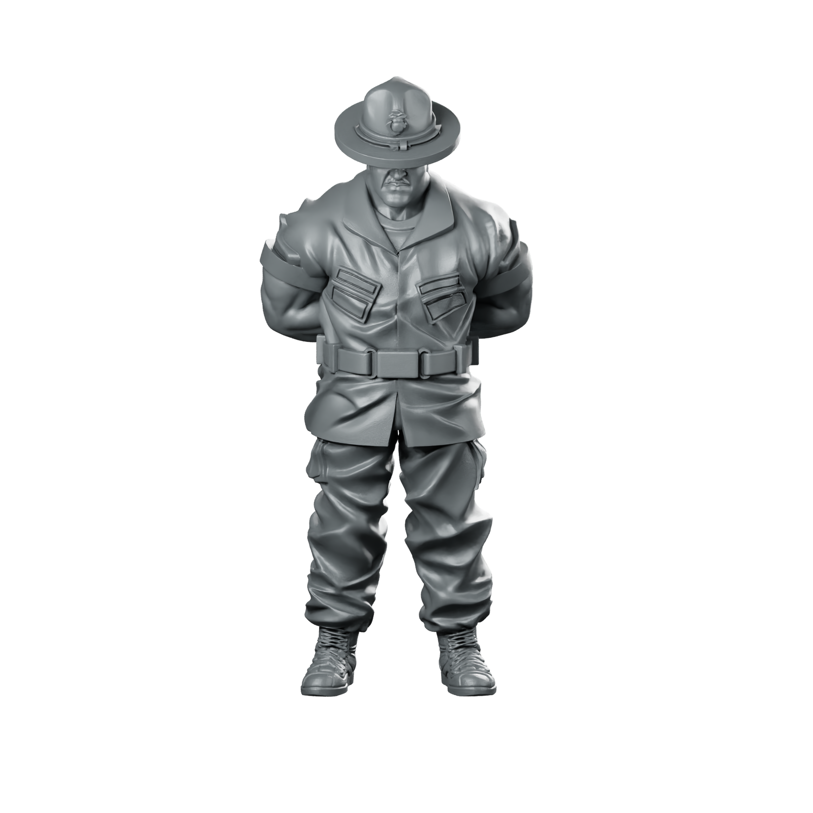 Slaughter Sergeant Drill Master Sci Fi Miniature Miniature 360 Spin 01
