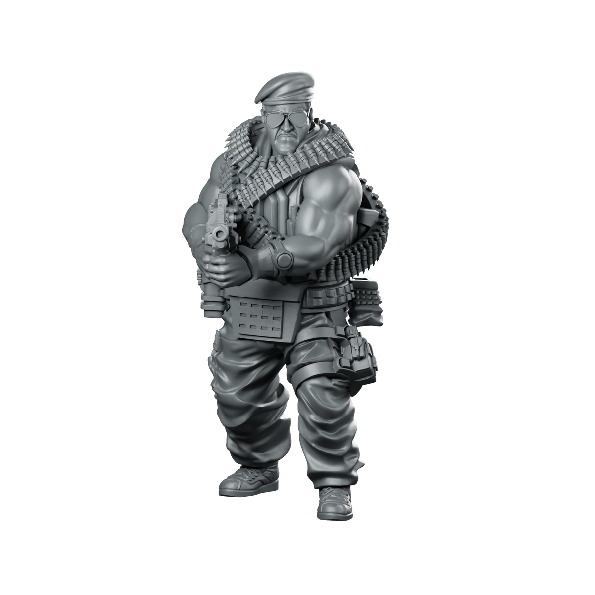 Slaughter Sergeant The Renegade Wargaming Miniature Heavy Miniature 360 Spin 01