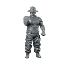 Slaughter Sergeant The Wrestler Burly Drill Sergeant Miniature 360 Spin 01