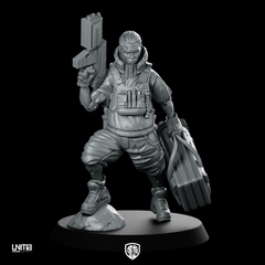 Slipstream 02 Cyberpunk Miniature Ammo Carrier Operative
