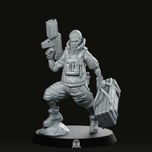 Slipstream 02 Cyberpunk Miniature - Unit9 - We Print Miniatures