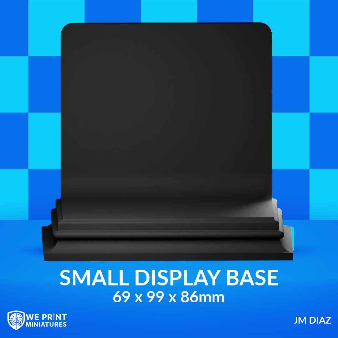 Small Blank Square Display Stand for Miniatures - JMdiez - We Print Miniatures