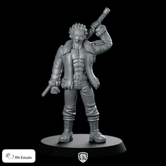 Smoker One Piece Miniature Cigar - Wielding Sci - Fi Hero - RN Estudio - We Print Miniatures