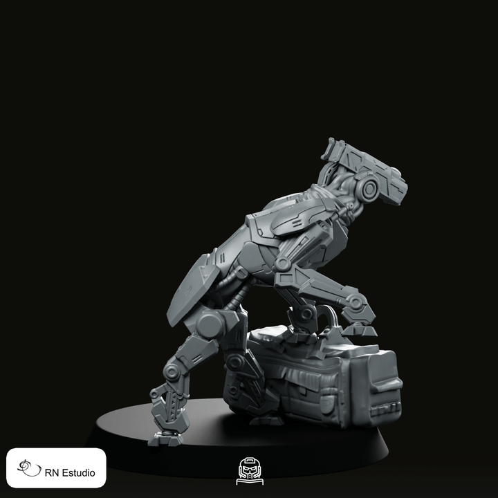 Sniffer Miniature Sci-Fi Robotic Dog Companion