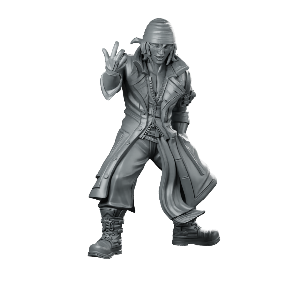 Snow Villiers Miniature Rogue Duelist Miniature 360 Spin 01