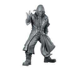 Snow Villiers Miniature Rogue Duelist Miniature 360 Spin 01