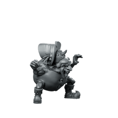 Snowman Goblin Miniature Winter Trickster RPG Tabletop - CastNPlay - We Print Miniatures