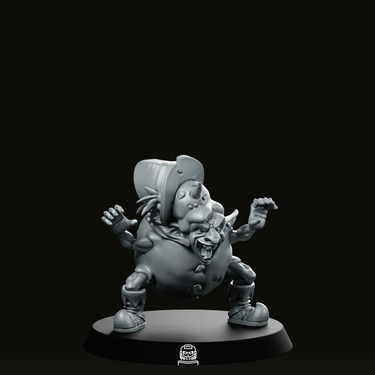 Snowman Goblin Miniature - CastNPlay - We Print Miniatures