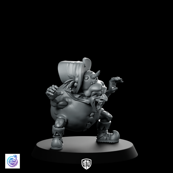 Snowman Goblin Miniature Winter Trickster RPG Tabletop