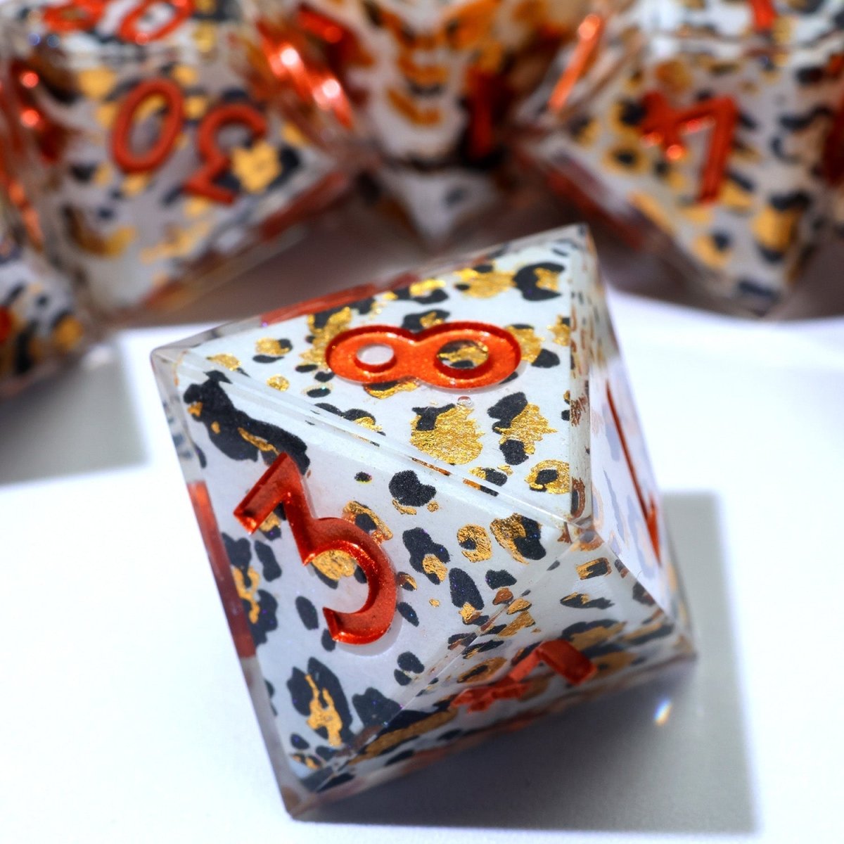 Snowscale | Art Core Dice | 7 Piece Set - Tabletop Dominion - We Print Miniatures