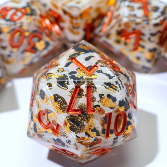 Snowscale | Art Core Dice | 7 Piece Set - Tabletop Dominion - We Print Miniatures