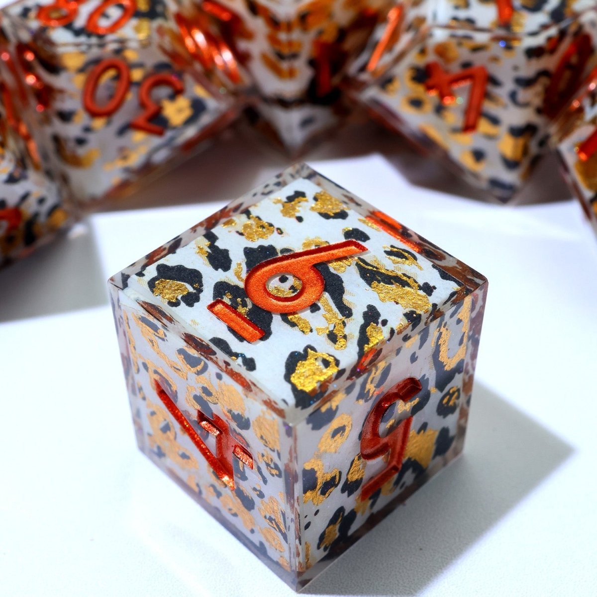Snowscale | Art Core Dice | 7 Piece Set - Tabletop Dominion - We Print Miniatures