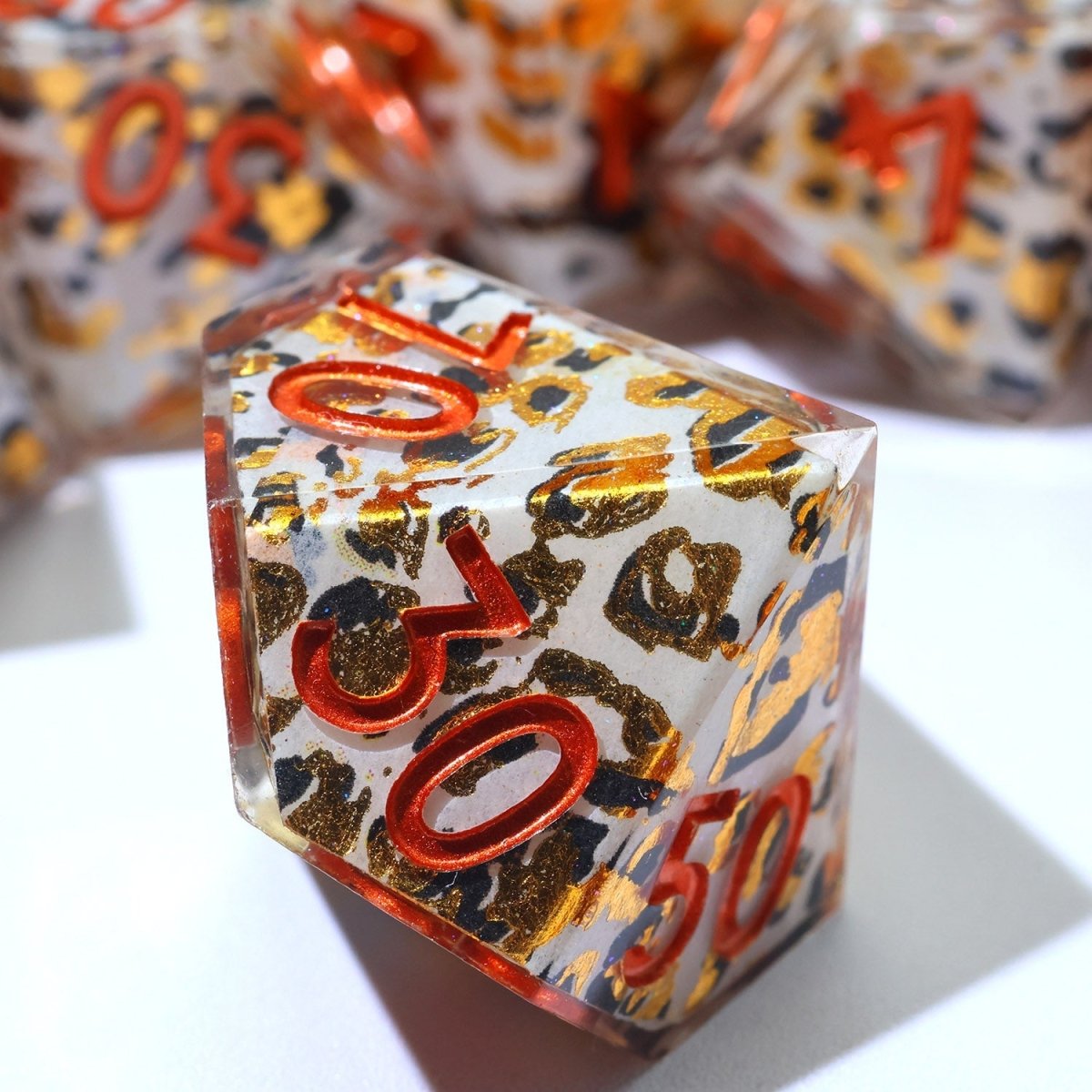 Snowscale | Art Core Dice | 7 Piece Set - Tabletop Dominion - We Print Miniatures