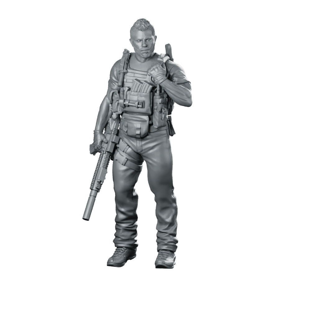 Soap COD Warzone Miniature Modern Tactical Soldier Figure - RN Estudio - We Print Miniatures