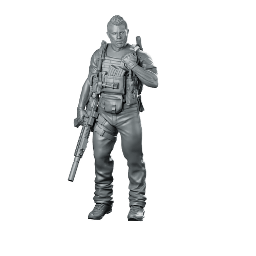 Soap COD Warzone Miniature Modern Tactical Soldier Figure - RN Estudio - We Print Miniatures