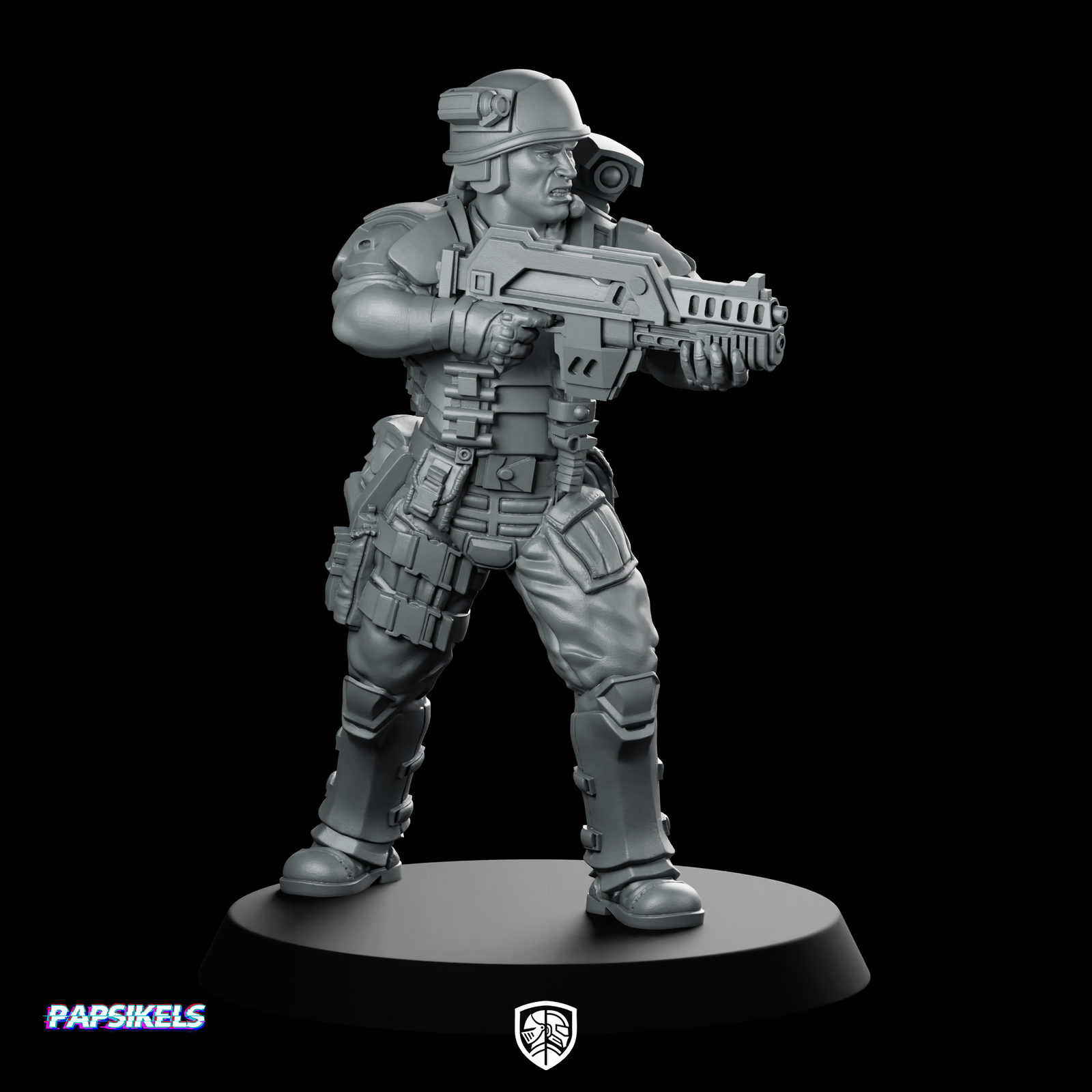 Soldier Matthew Greenscout Miniature Sci-Fi Stealth Infiltrator