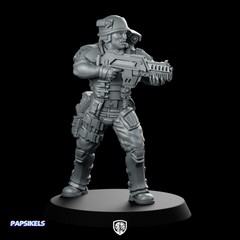 Soldier Matthew Greenscout Miniature Sci-Fi Stealth Infiltrator