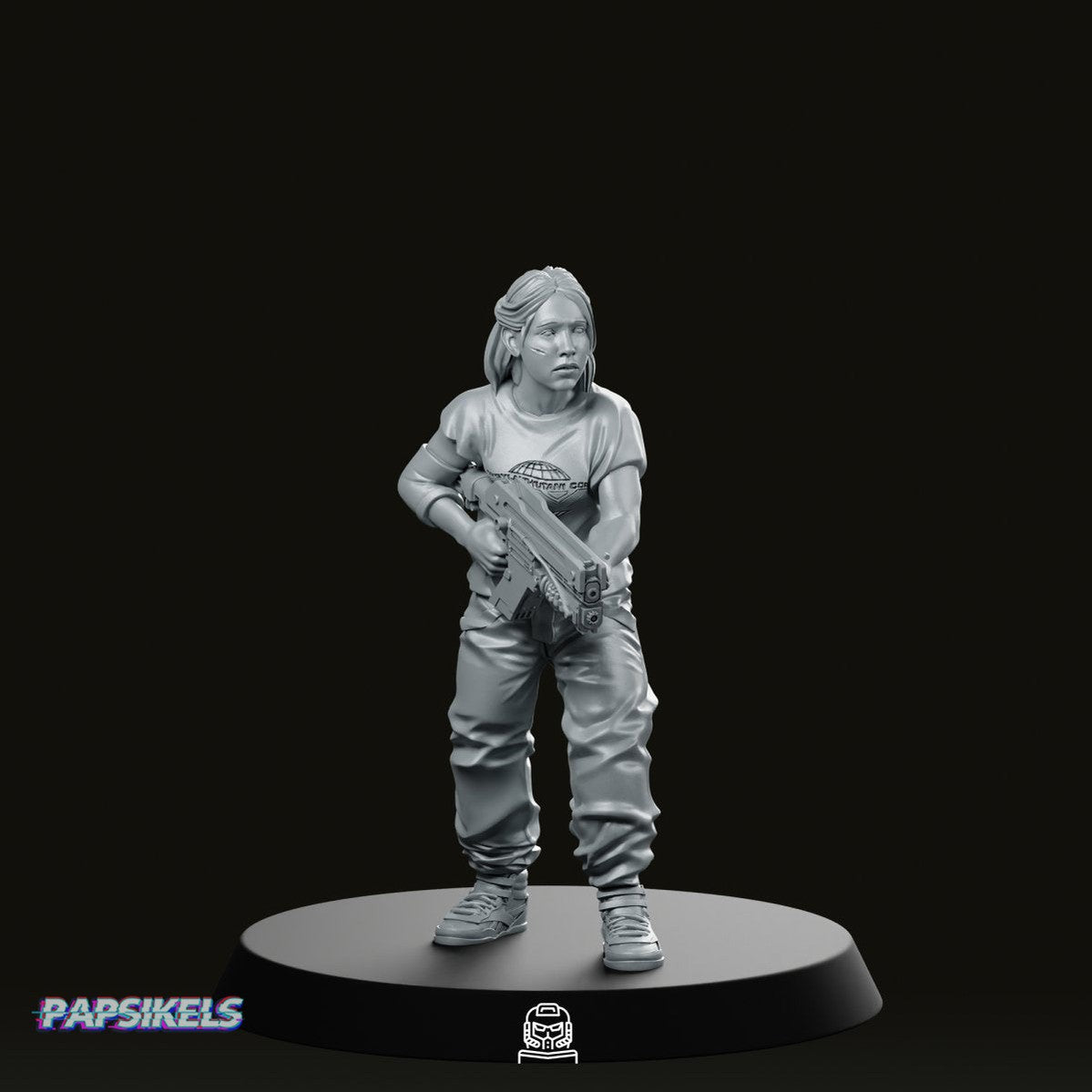 Sole Human Survivor Miniature - Papsikels Miniatures - We Print Miniatures