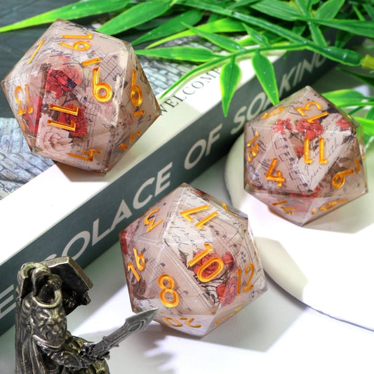 Sonnet of Thorns | 33mm D20 | Oversized Art Core Dice - Tabletop Dominion - We Print Miniatures