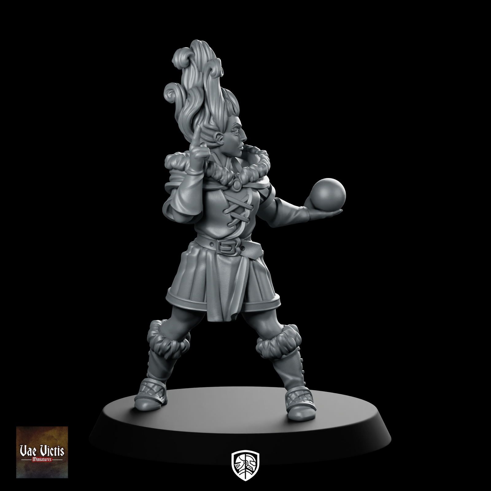 Soothsayer Fantasy Miniature Crystal Ball Mystic Wizard