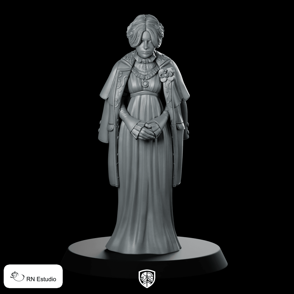Sophia Miniature Downcast Noble Seer Gown - RN Estudio - We Print Miniatures