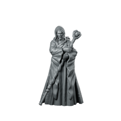 Sorcerer 3 Miniature Hooded Sorcerer Miniature 360 Spin 01