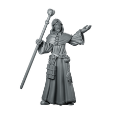 Sorcerer2 Miniature Wizard Mage Miniature 360 Spin 01