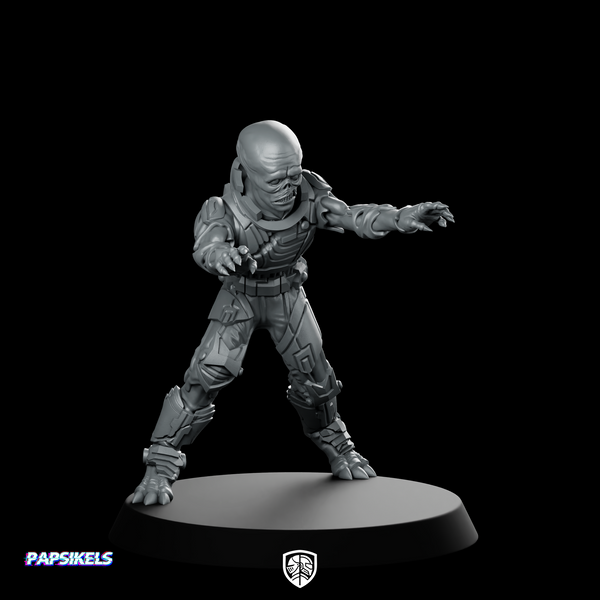 Space Crew Abomination F Alien Zombie