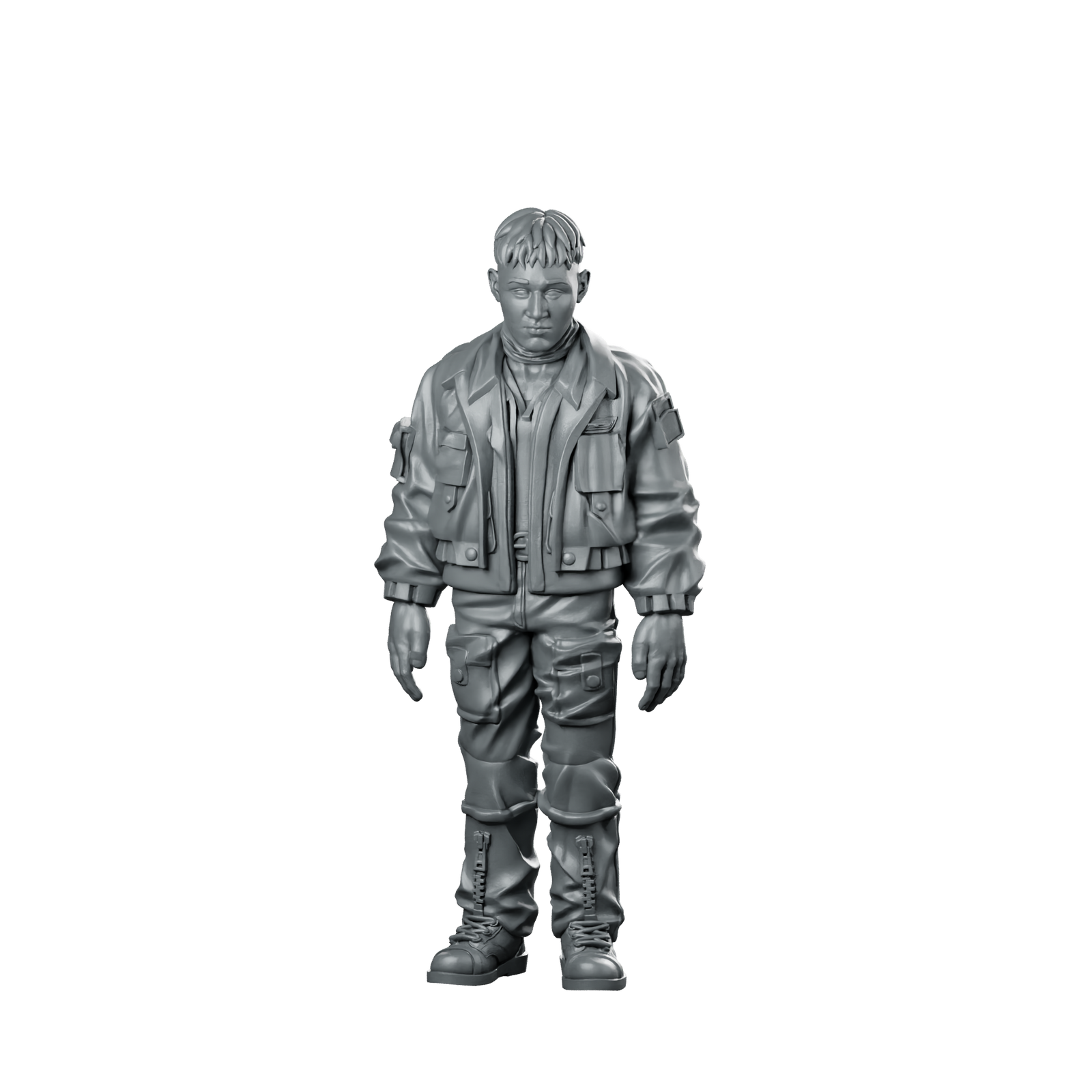 Space Crew Engineers Mate Sci Fi Combat Miniature 360 Spin 01