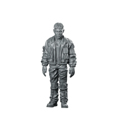 Space Crew Engineers Mate Sci Fi Combat Miniature 360 Spin 01