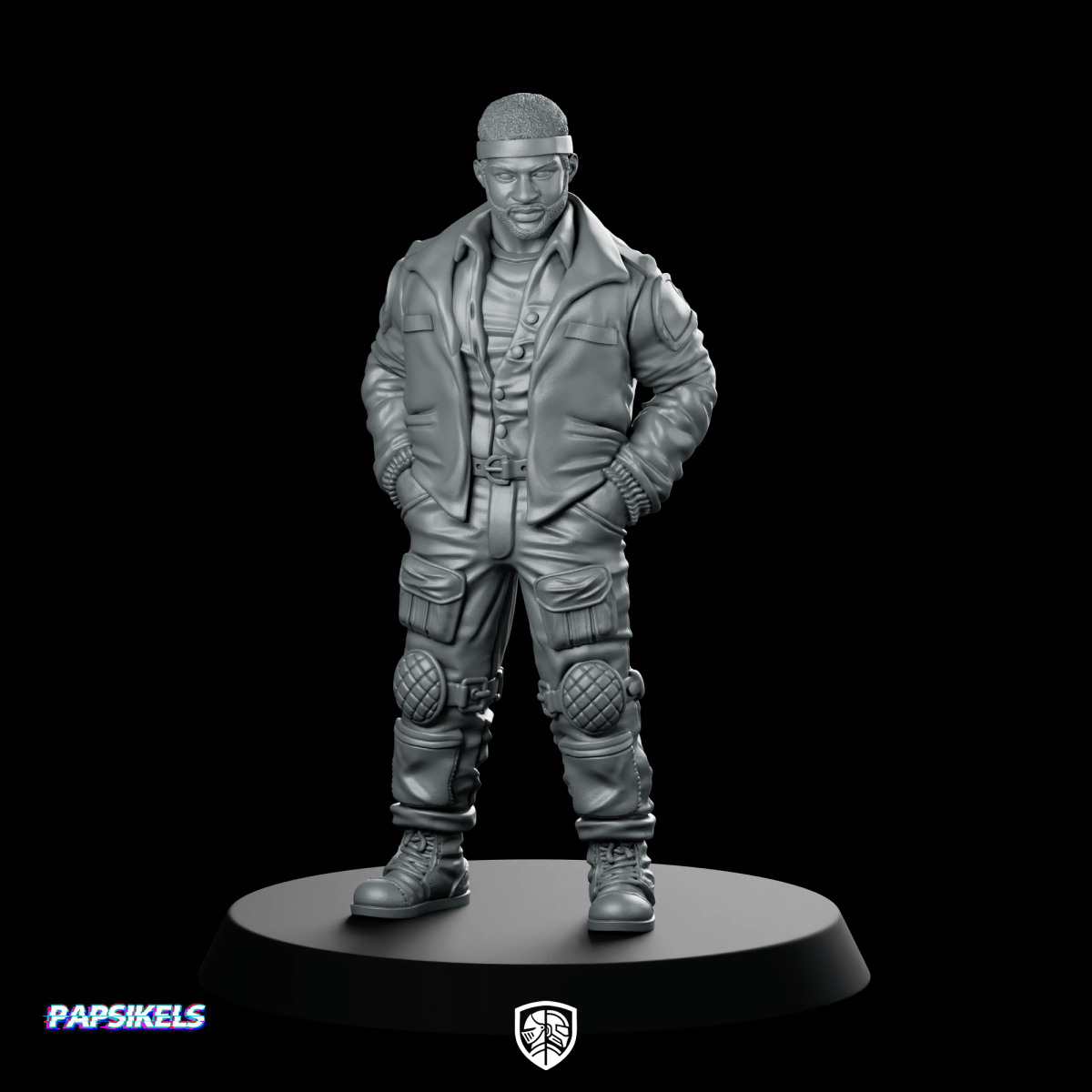 Space Crew Hyperiox Chief Engineer Miniature Sci - Fi Hero - Papsikels Miniatures - We Print Miniatures
