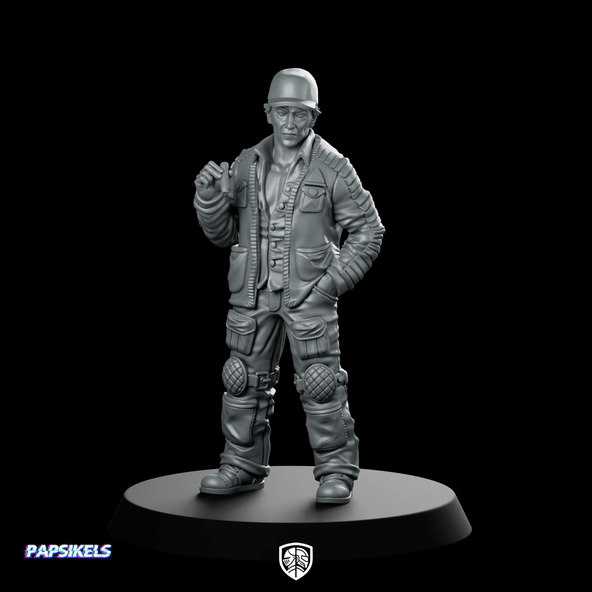Space Crew Hyperiox Engineering Technician Miniature Sci - Fi Resin - Papsikels Miniatures - We Print Miniatures
