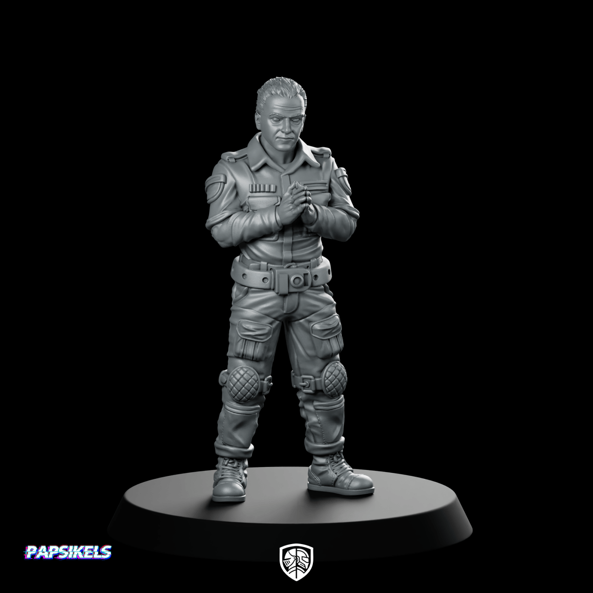 Space Crew Hyperiox Science Officer Miniature Resin Sci - Fi - Papsikels Miniatures - We Print Miniatures