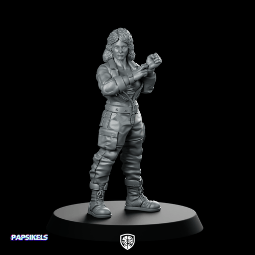 Space Crew Maintenance Silvia Ripley Survivor - Papsikels Miniatures - We Print Miniatures