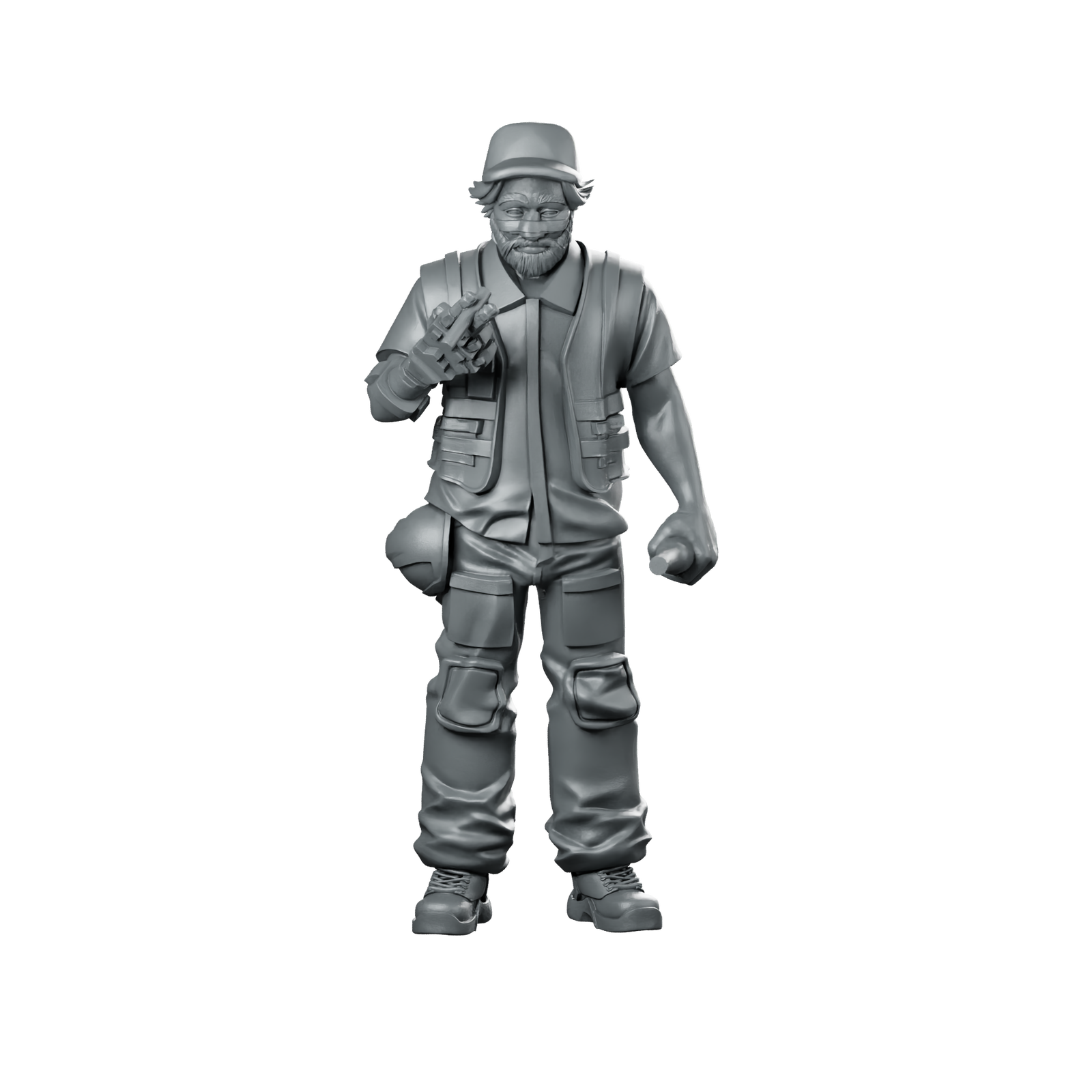 Space Crew Roughneck Foreman Jeremy Miniature Miniature 360 Spin 01