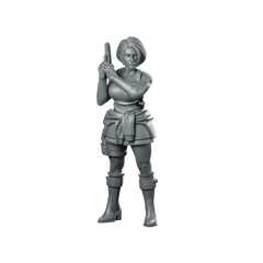 Special Operations Agent 1 Miniature Armed Female Miniature 360 Spin 01