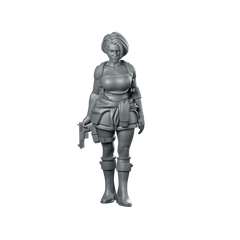 Special Operations Agent 2 Miniature Female Mercenary Miniature 360 Spin 01