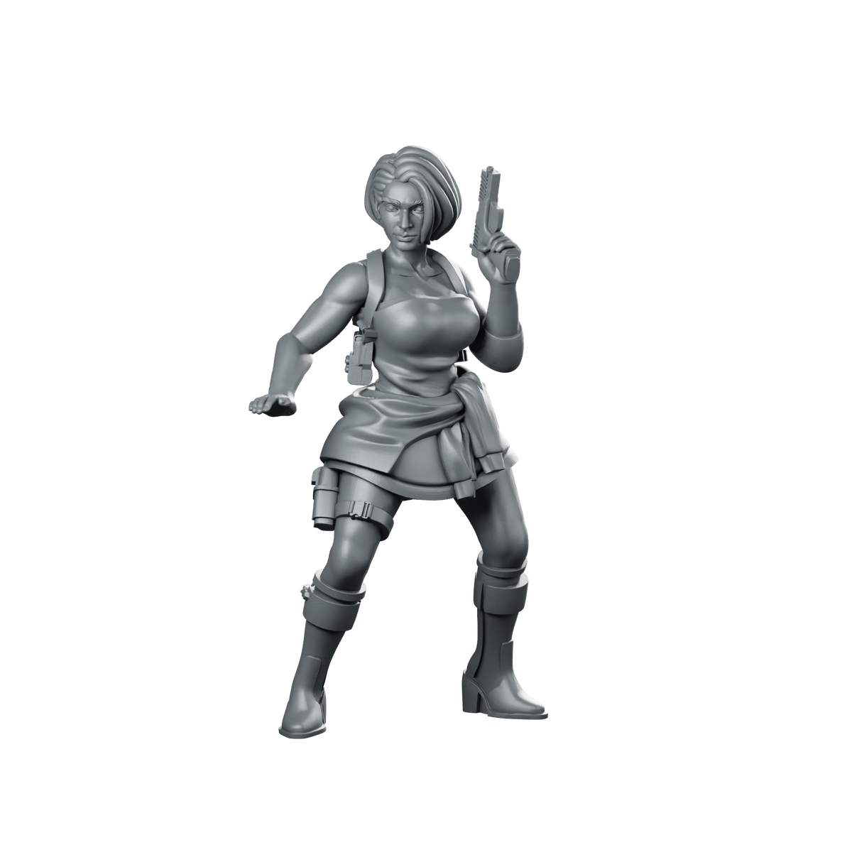 Special Operations Agent 3 Papsikels Miniature Female Miniature 360 Spin 01