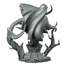 Spectre Seeking Miniature Ghost Wraith Undead Resin Miniature 360 Spin 01
