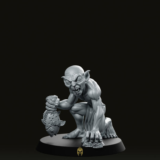 Squeez Dark Halfling Miniature - RN Estudio - We Print Miniatures