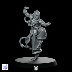 StanceMonk Hu Miniature Fantasy Dynamic Monk Martial - CastNPlay - We Print Miniatures