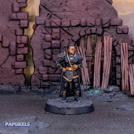 Star Marshall Barry Mcguffin Miniature -Papsikels Miniatures - We Print Miniatures