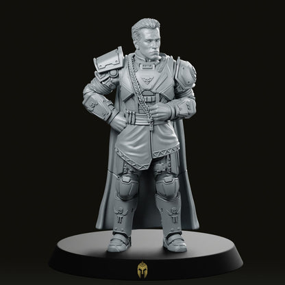 Star Marshall Barry Mcguffin Miniature -Papsikels Miniatures - We Print Miniatures