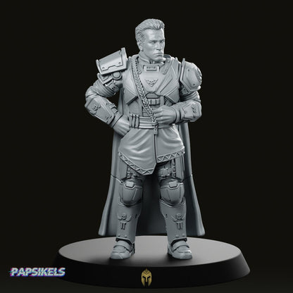 Star Marshall Barry Mcguffin Miniature -Papsikels Miniatures - We Print Miniatures