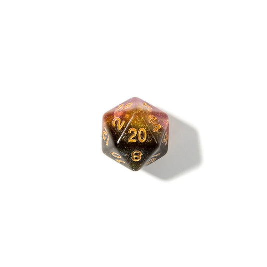 Starfall Dream | Acrylic Dice | 7 Piece Set - Tabletop Dominion - We Print Miniatures