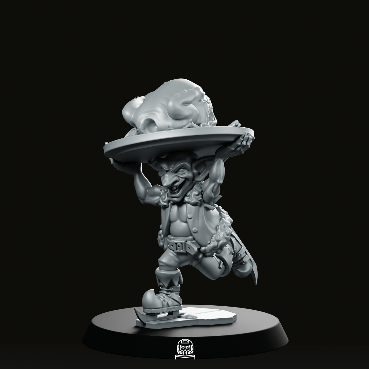 Stealing Turkey Goblin Miniature - CastNPlay - We Print Miniatures