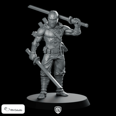 Storm Shadow GI JIM Miniature Ninja Swordfighter Hero - RN Estudio - We Print Miniatures