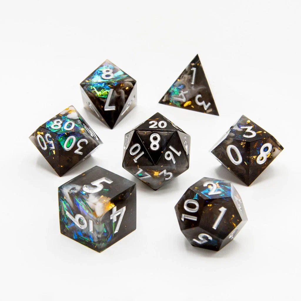 Stormcaller | Sharp Edge Dice | 7 Piece Set - Tabletop Dominion - We Print Miniatures
