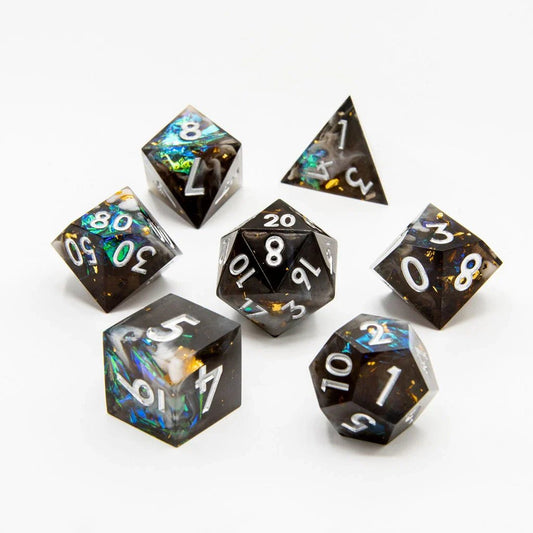 Stormcaller | Sharp Edge Dice | 7 Piece Set - Tabletop Dominion - We Print Miniatures