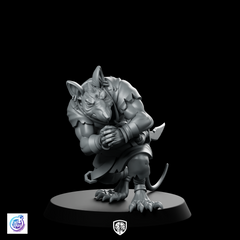 Street Brawler Rat Miniature Sewer Ratfolk Fighter